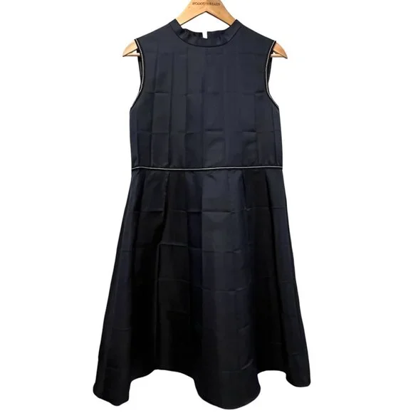 MARNI Sleeveless Fit & Flare Dress, Navy, EU 42 - Picture 8 of 9